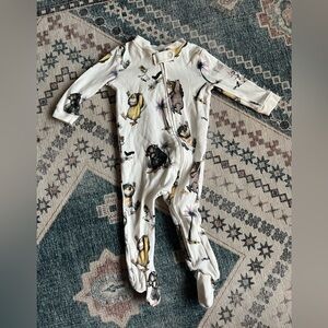 Pottery Barns Kids Where the Wild Things Are Organic Footie PJs 6-9 Months